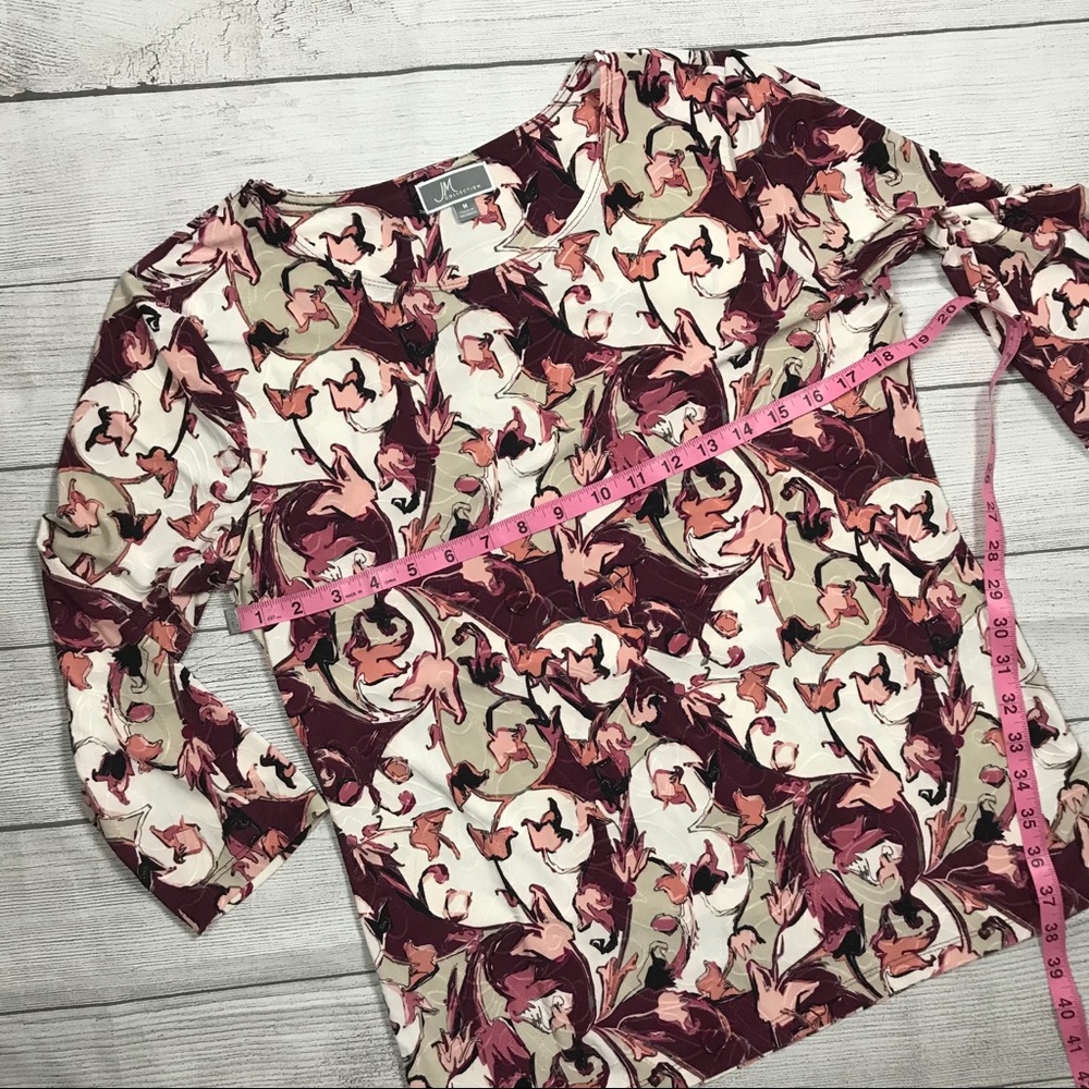 Womans 3/4 Sleeve Pull Over Top Size M - Picture 4 of 7